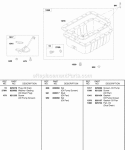 Oil Pan Oil Screen Diagram and Parts List for 588447-0223-E2  Briggs and Stratton Engine